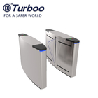 Access Control Flap Barrier Gate / Electronic Turnstile Gates Infrared Sensors