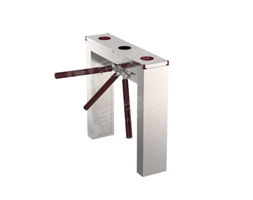 Drop Arm Tripod Turnstile Gate Stainless Steel Waist Height 35p/m Capacity