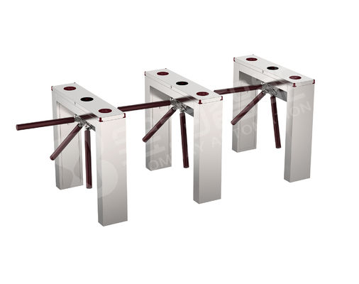 Drop Arm Tripod Turnstile Gate Stainless Steel Waist Height 35p/m Capacity
