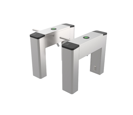 Semi-Automatic RFID QR Code Tripod Turnstile Gate for Secure Access Control