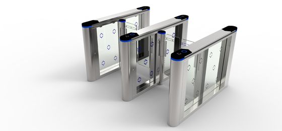 satın al Kart Okuyuculu 600mm Genişlik Ofis Giriş Kapısı Cam Turnike Kapısı online manufacture
