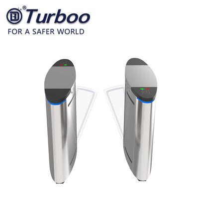 satın al SUS304 Yüz Tanıma Flap Bariyer Turnike Yarım Yükseklik Bariyer Kapısı 100-240 V 35 W online manufacture