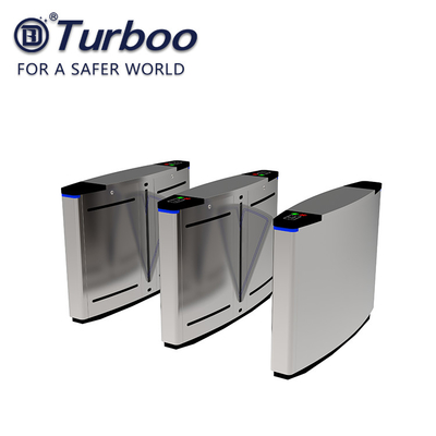 satın al Zaman katılım yaya kapısı erişim kontrolü taşınabilir Bel Yüksek Turnike / LED Göstergeli Flap Bariyeri online manufacture