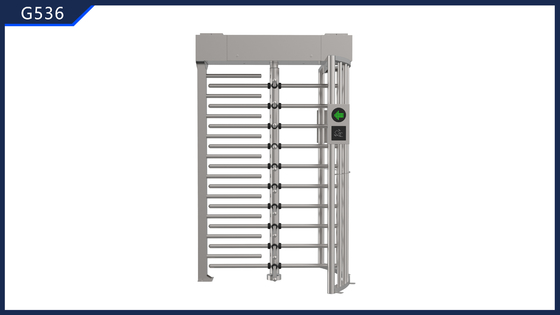 Yüksek Güvenlik Akıllı Tam Yükseklik Turnstile Kapısı CE Onaylı Turnstile Güvenlik Sistemleri