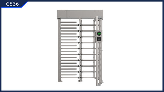 Güvenlik Kontrolü Erişim Tam Yükseklik Döner Kapı Hapishaneler/ Mahalleler için QR Kodu 220V Giriş