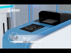 Turboo M366 Railway Airport Train Station Turnstile With Double Identification